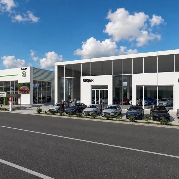 BEŞERLER OTO MARDİN WV-SKODA-SEAT-DOD SHOWROOM PROJESİ 1