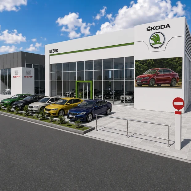 BEŞERLER OTO MARDİN WV-SKODA-SEAT-DOD SHOWROOM PROJESİ 6