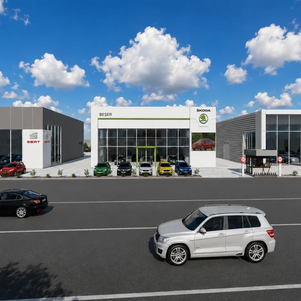 BEŞERLER OTO MARDİN WV-SKODA-SEAT-DOD SHOWROOM PROJESİ 4