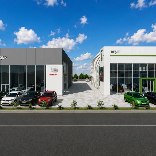 BEŞERLER OTO MARDİN WV-SKODA-SEAT-DOD SHOWROOM PROJESİ 3