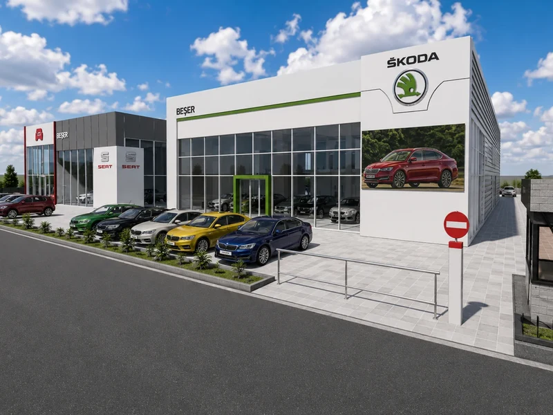 BEŞERLER OTO MARDİN WV-SKODA-SEAT-DOD SHOWROOM PROJESİ